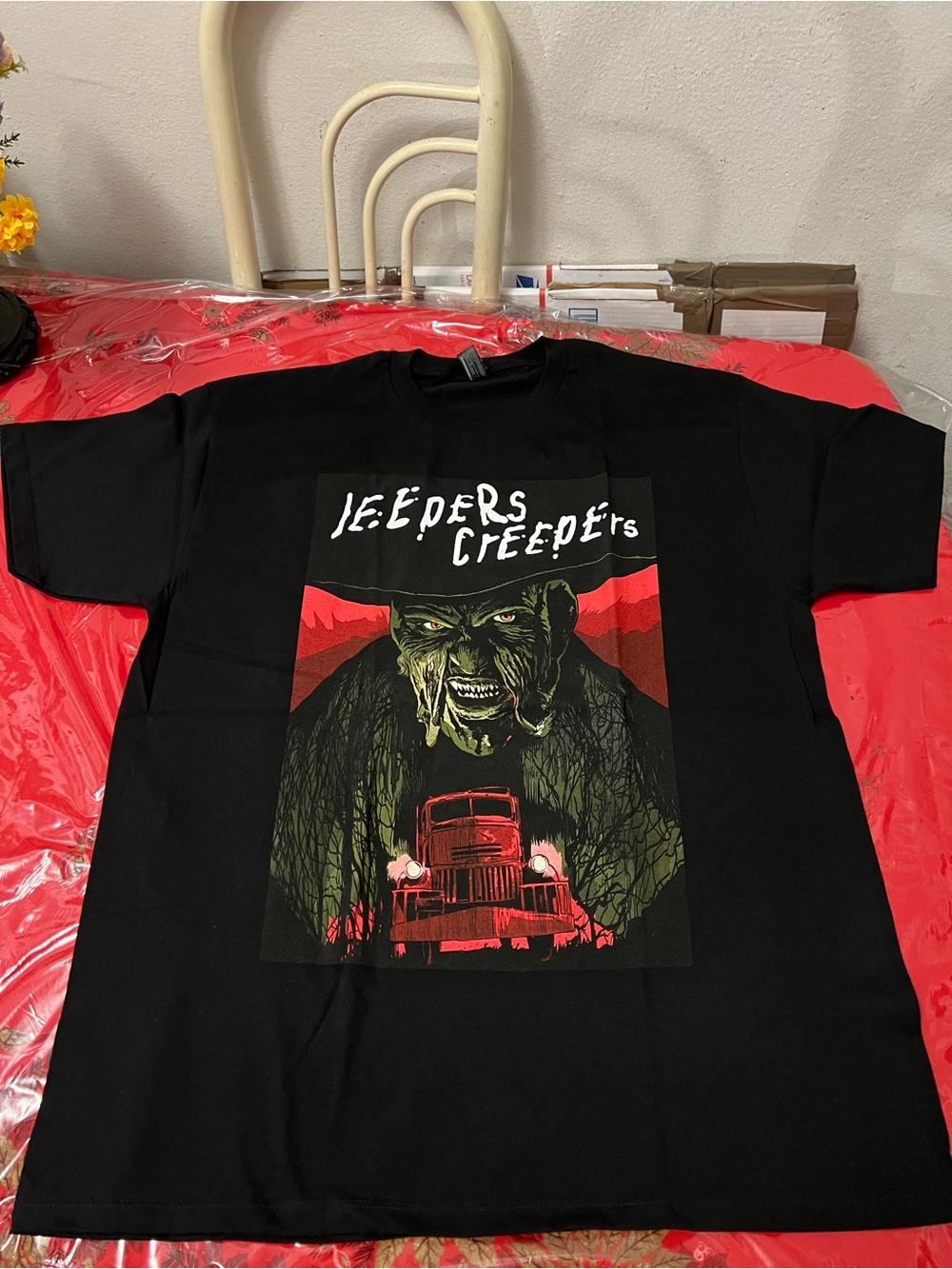 Brand New Jeepers Creepers Horror Graphic Tee mens Sz XL